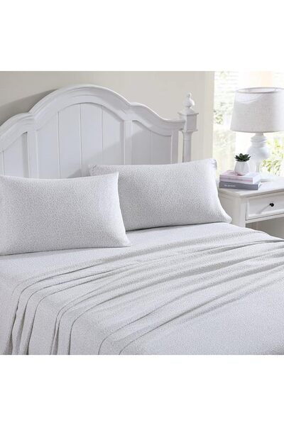 Laura Ashley Laura Ashley Home Cotton Flannel Bed Sheet Set, Combed for Extra...
