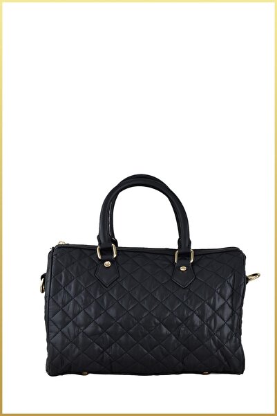 birizmoda Sterm Women's Quilted Patterned Travel Bag - Black