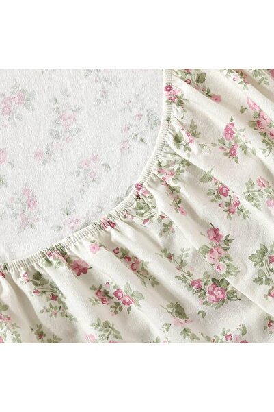 Laura Ashley طقم ملاءة سرير من الفلانل القطني من لورا اشلي هوم، ممشط لمزيد من النعومة والراحة (اسود فاي توايل، مق