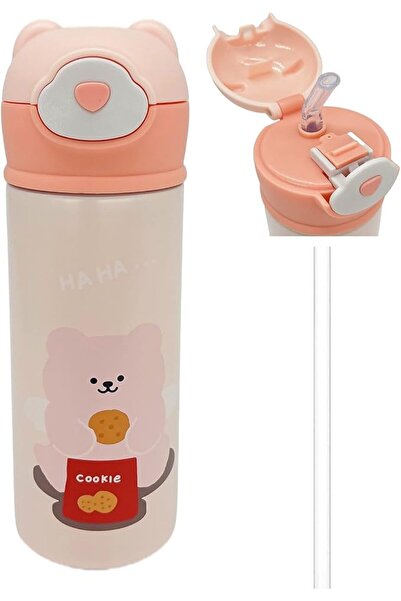 GENERAL Vacuum Insulated Water Bottle for Kids with Straw, 15oz Leak-Proof St...