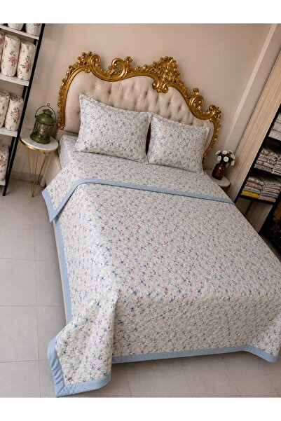 AHSEN TASARIM Quilted Fabric Pique Set, Toast Pique, Lazy Worker Sheet Set, P...