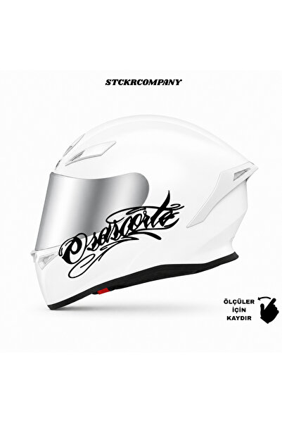 STCKRCO Osascorte Motosiklet Sticker - Osascorte Kask Sticker - Brezilyan Mot...