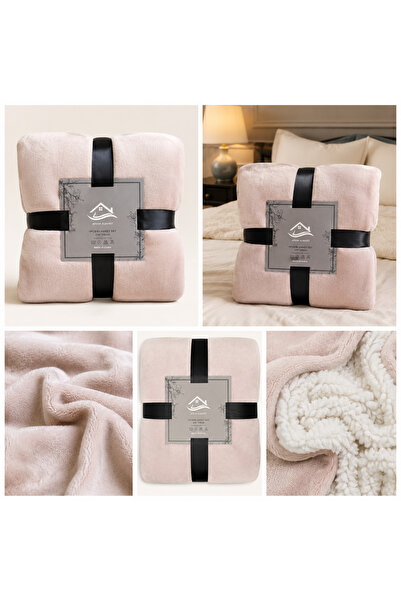 Afkar Albayet Nefir Premium Double-Sided Winter Blanket 220X240 cm |   Velvet...