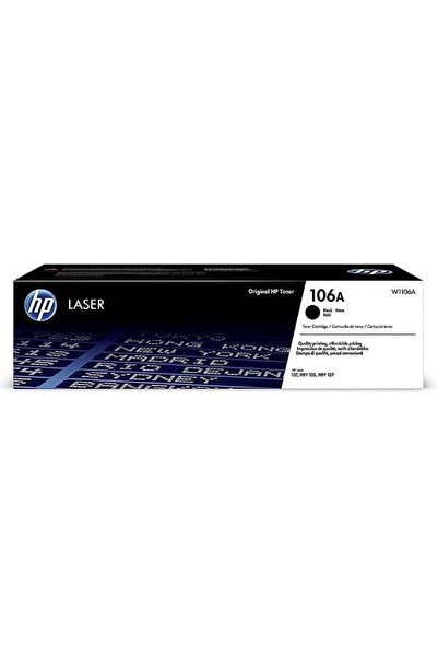 HP 106A Black Original Laser Toner Cartridge | W1106A | Compatible with Laser...