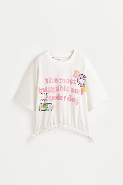 LEFTIES Pochacco ©SANRIO fiyonklu t-shirt