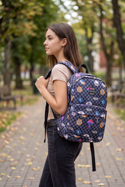 Liarca Rucsac ergonomic NovaBag cu 3 compartimente și compartiment pentru lap...