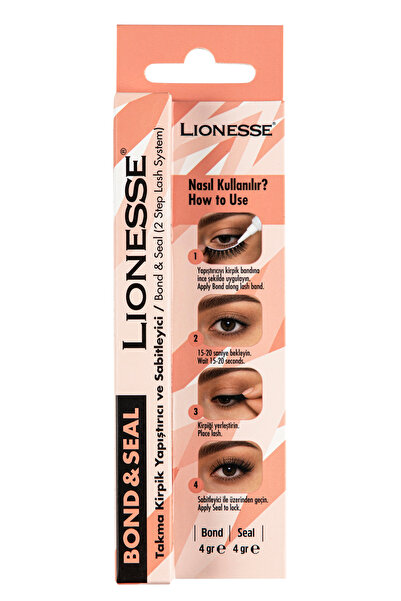 Lionesse Bond & Seal Kirpik Yapıştırıcısı ve Sabitleyici 2'li Set 909