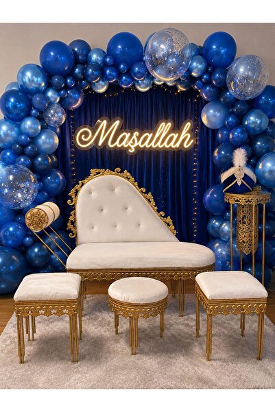 Prime Neon Maşallah Neon Tabela 75 cm Sünnet Organizasyon Dekor