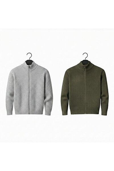 zs zaos fashion Πλεκτό πουλόβερ με ψηλό γιακά για άνδρες, πλεκτό πουλόβερ με ...
