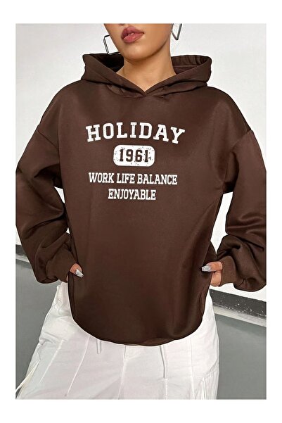 DAXİS Sportwear Company Holiday Oversize Hooded Sweatshirt