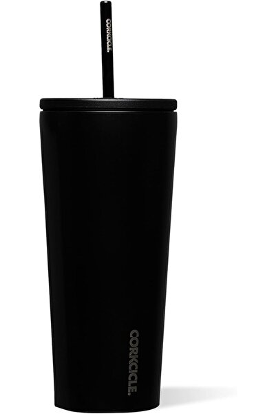 Corkcicle تمبلر بغطاء ومصاصة من كوركسيكل، مصنوع من ستانلس ستيل والسيراميك، سع...