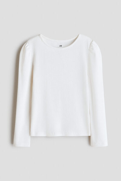 H&M Pamuklu ve Ribanalı Üst