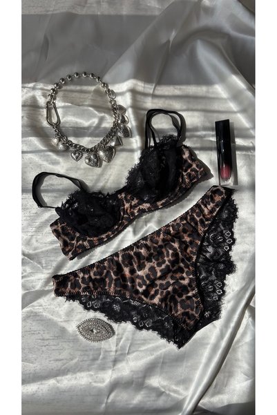 Cheekylove Leopar Sütyen Takımı