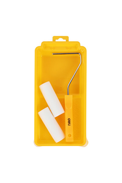 MC Micostore Set pentru zugravit trafalet + 2 rezerve + tavita galben deli