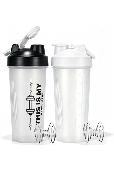 GENERAL 20oz Protein Shaker Bottle, Bpa Free Leak Proof Mixing Cup for Gym, W...