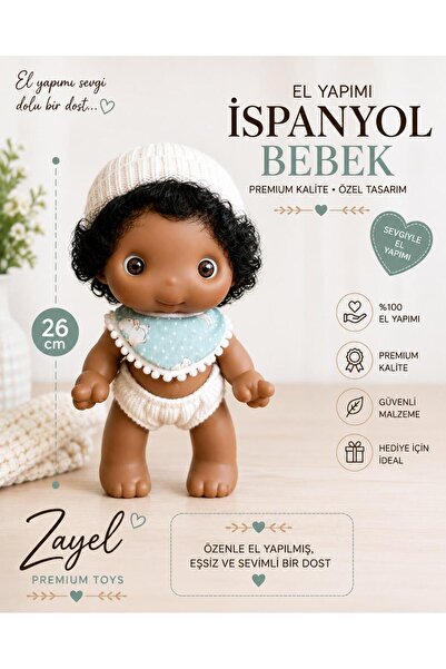 MARINA & PAU 26 cm PAU BASIC Mateo Oyuncak Bebek | İspanyol Bebek