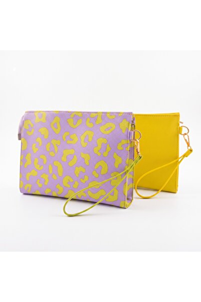 EYCH Helen 2-Piece Women's Clutch Bag Set - Stylish Hand and Portfolio Bag