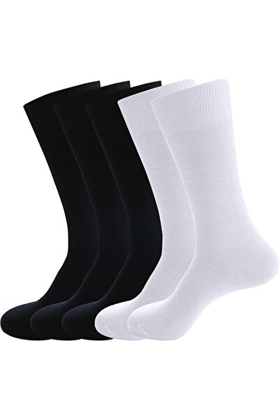 GENERAL Men's Cotton Mid-Calf Formal Socks Casual Style Long Soft Breathable ...