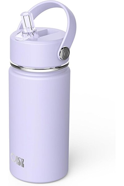 GENERAL Oyesz Kids Water Bottle with Straw Lid 14Oz/400Ml 316 Stainless Steel...