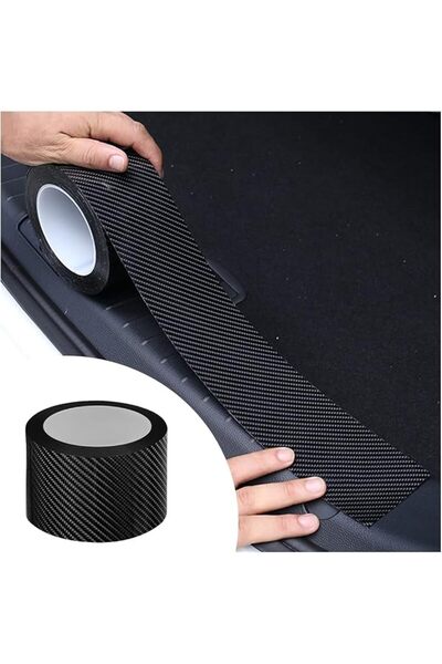 GENERAL Car Door Edge Protector, 5D Carbon Fiber Anti-Collision and Waterproo...