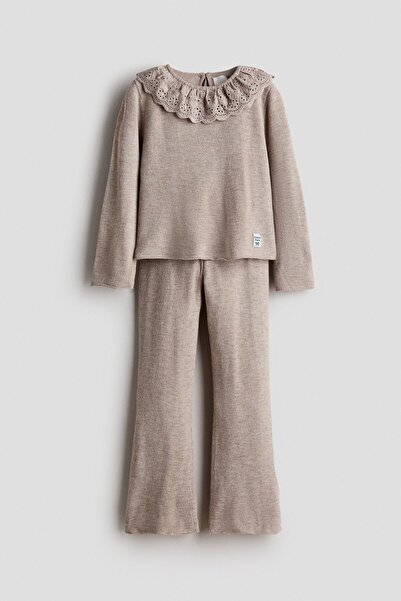 H&M 2 Parçalı İnce Triko Set