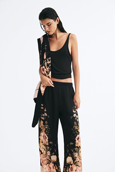 H&M Viskoz Karışımlı Pull-on Pantolon