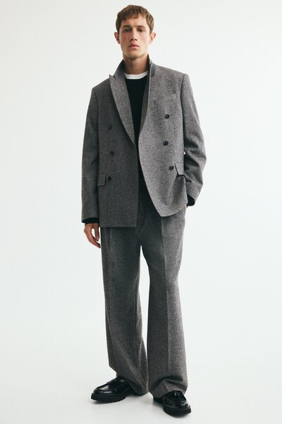H&M Takım Pantolonu Loose Fit