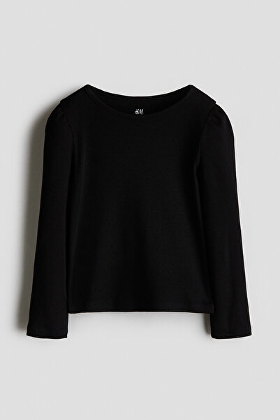 H&M Pamuklu ve Ribanalı Üst