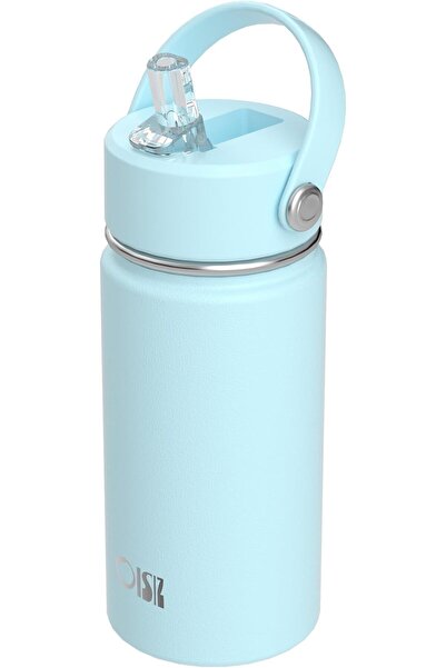GENERAL Oyes Kids Water Bottle with Straw Lid 14Oz/400Ml, 316 Stainless Steel...