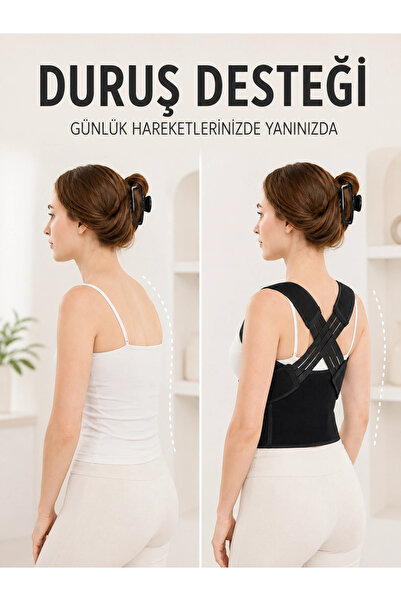 shopwave Krm Posture Upright Posture Corset Adjustable Elastic Waist Corset w...