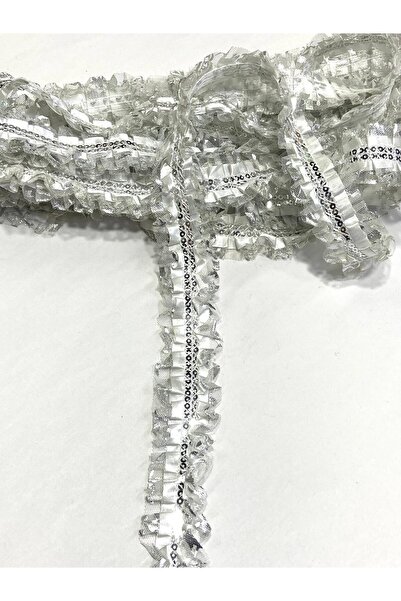 karantuhafiye Sequin Pleated Ruffle Ribbon / Intermediate Model Satin Ruffle ...