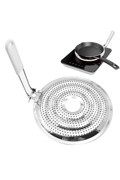 Generic JIANWEI Heat Diffuser Flame Reducer Simmer Plate, Stainless Steel Hea...
