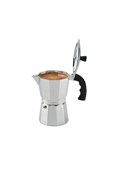 Generic IMUSA USA B120-43V Aluminum Espresso Stovetop Espresso Maker 6-Cup, S...