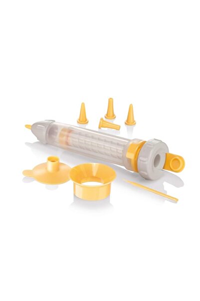 Generic Tescoma cake decoding pen | 5 different nozzles | includes a multi-pu...
