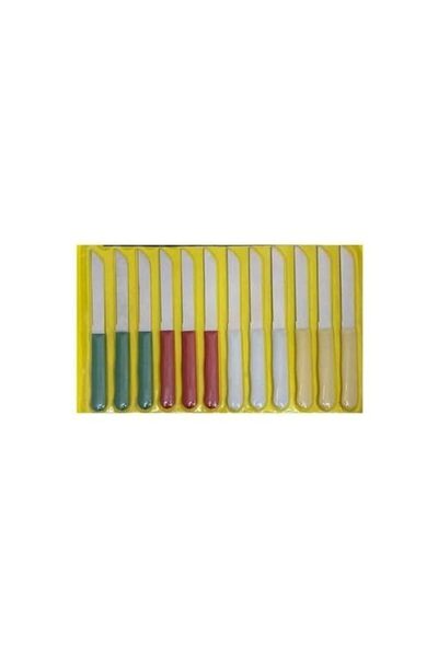 Generic Stainless Steel Kitchen Knives Set, Multicolour, Serrated Blade, 18.4...