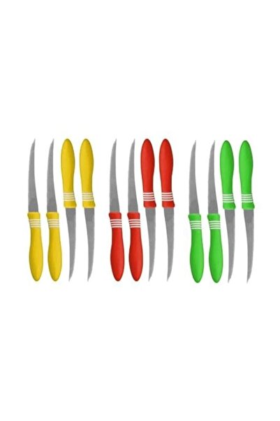 Generic Delcasa DC2459 Fruits Knives Set 12-Pieces, Multicolor