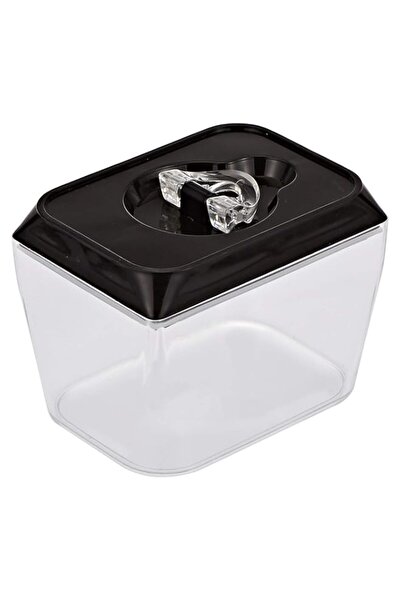 Generic Harmony Plastic 0.75L Air Tight Box, Black and White