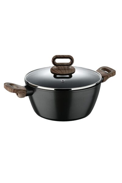 Generic BERGNER ULTIMATE TX FORGED ALUMINUM CASSEROLE + LID 24 CM WITH HEATDO...
