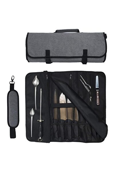 Generic THE WHITE SHOP Chef Knife Bag Roll Up Knife Bag Pouch for Kitchen Uti...