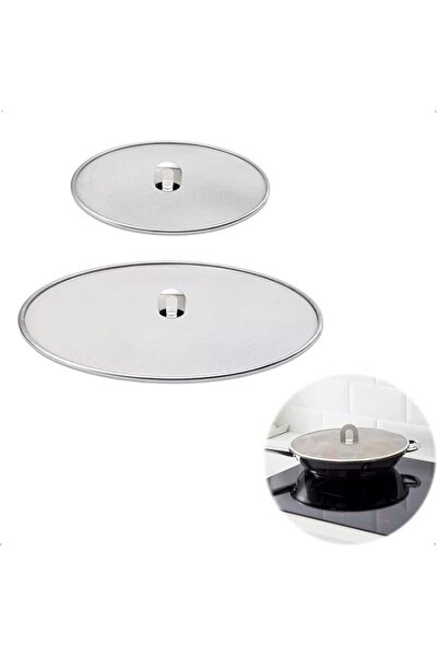 Generic Aputue Splatter Guard, 3 Piece Stainless Steel Mesh Screen Set for Fr...