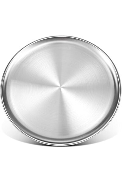 Generic Stainless Steel Pizza Pan, 16 Inch Round Baking Tray, Pizza Pan for O...