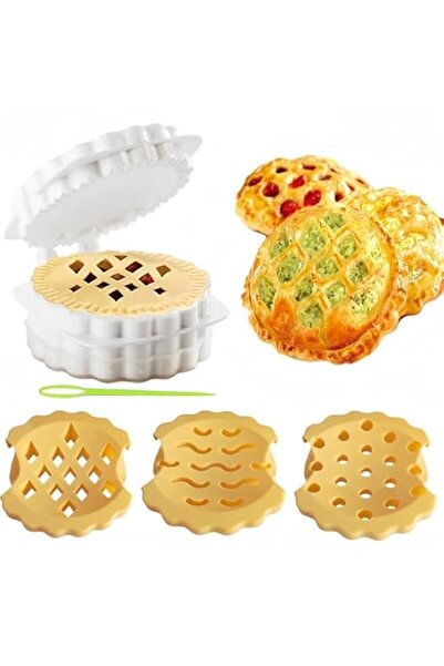 Generic Bukela Mini Pie Plate Set 3 Shapes Hand Dough Sheeter Pocket Pie Make...