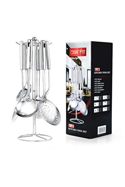 Generic Cuisine Art Stainless Steel Kitchen Tools 7-Piece Set, Silver, Multif...
