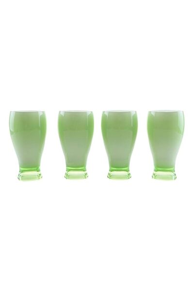 Generic Royalford Acrylic Plain Shape Glass 4 Piece Set Green