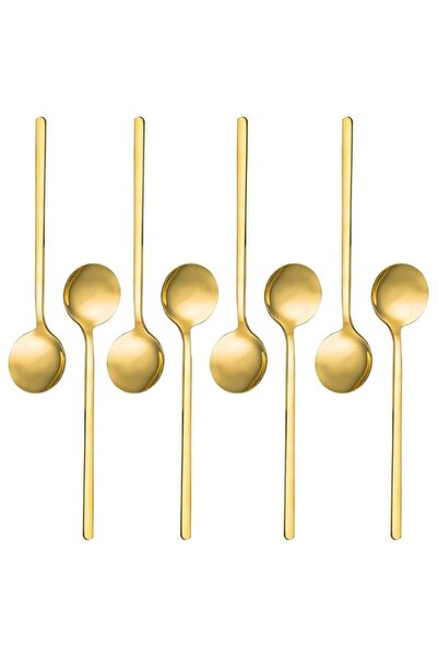 Generic findTop Pack of 8, Gold Plated Stainless Steel Espresso Spoons, findT...