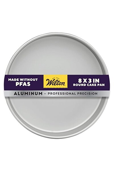 Generic Wilton Decorator Preferred Round Pan, Silver, 8 x 3 Inc, 2105-6105