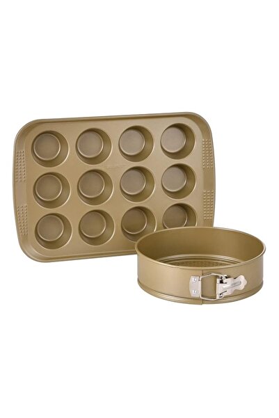 Generic BERGNER BAKERIGHT PRO 2PC BAKEWARE SET, CARBON STEEL, BG37130GD