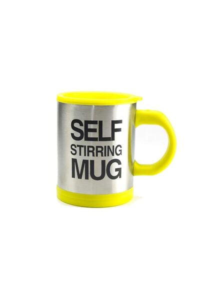 Generic 400 ML Auto Mixing Coffee Tea Cup Stainless Plain Lazy Self Stirring ...
