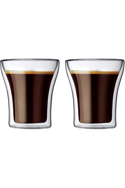 Generic Bodum Assam Double Wall Glass, 0.2 Litre Box, 2 Piece - Bd-4555-10