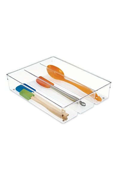 Generic Idesign Linus Kitchen Drawer Organizer For Silverware, Spatulas, Gadg...